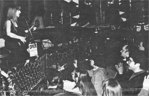 Happy Rhodes at QEII in Albany, NY - March 18, 1992 (plus fans Meredith Tarr, woj Sven Woj, Angelos Kyrlidis & Vickie Mapes)