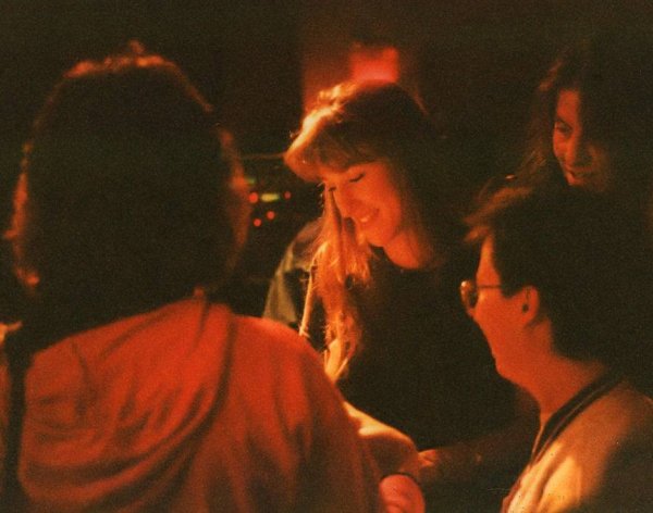Signing autographs at Tin Angel in Philadelphia - October 1996
