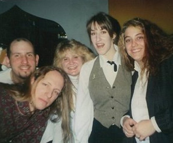 Happy Rhodes with Kathleen Stewart (r) and friends - Middle East Club - Philadelphia, PA - January 1995